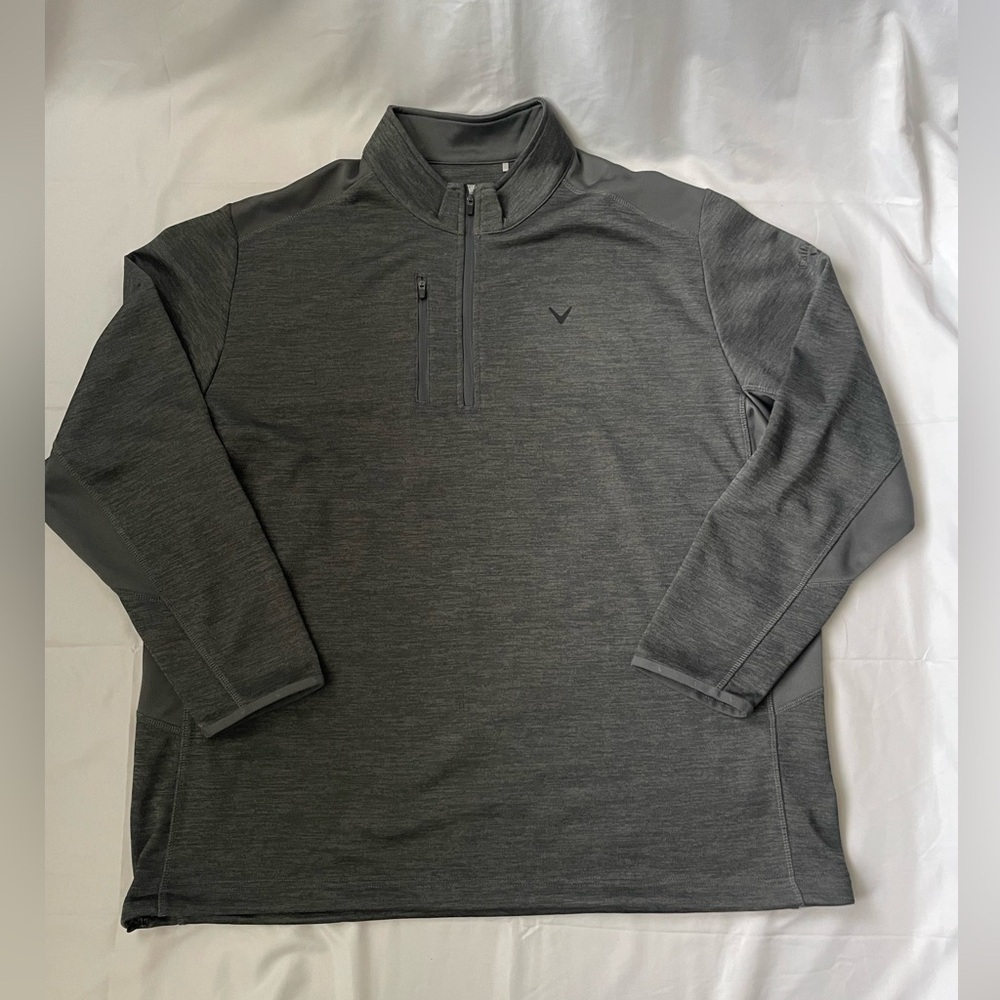Callaway Weather Series Swing Tech Quarter-Zip Pullover Golf Sweatshirt
